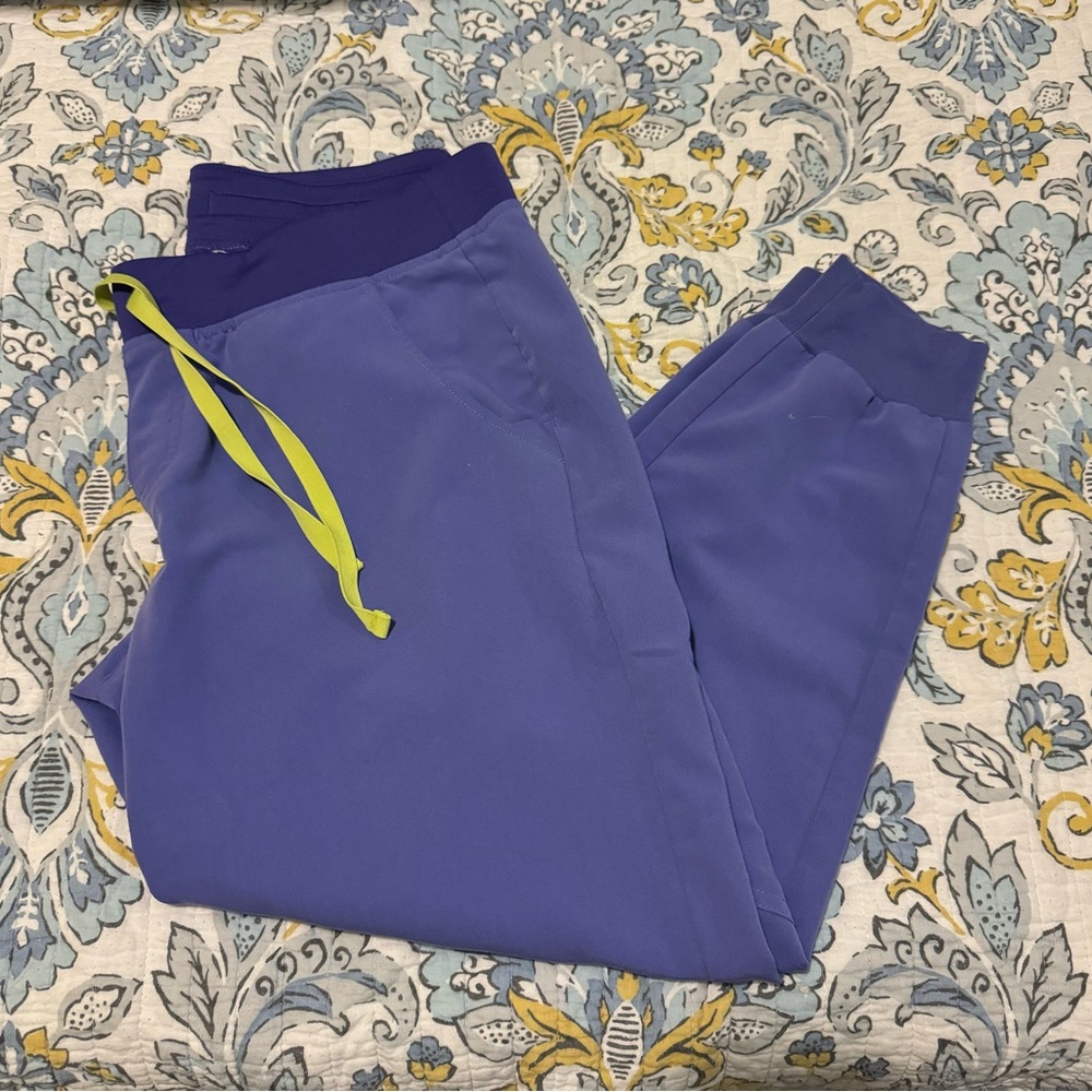 Figs, blueberry, Large petite Zamora joggers
